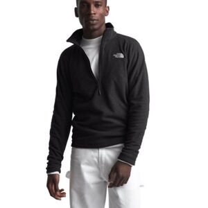The Northface men’s half zip fleece - large / grey NWOT
